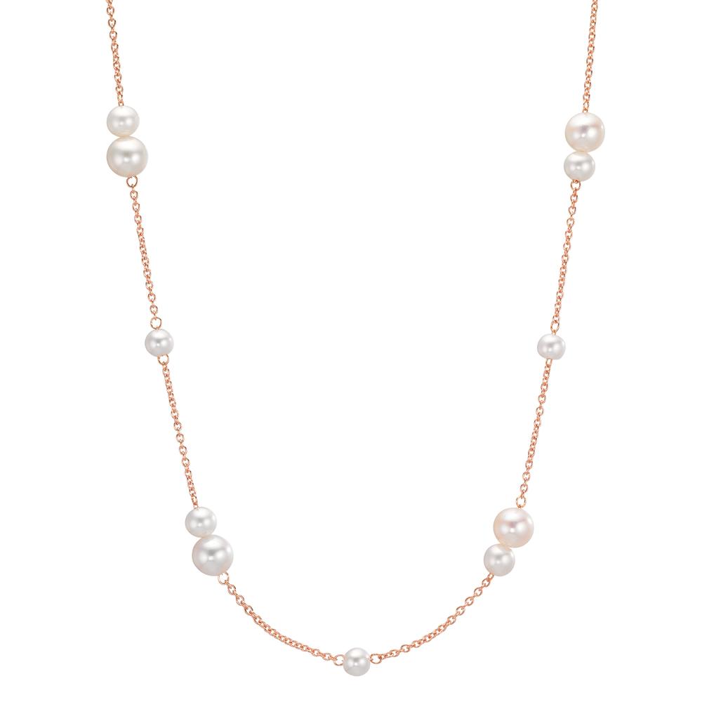 Collier Or rouge 18K perle d'eau douce, 52 Perles 3-5 mm 90 cm-609745