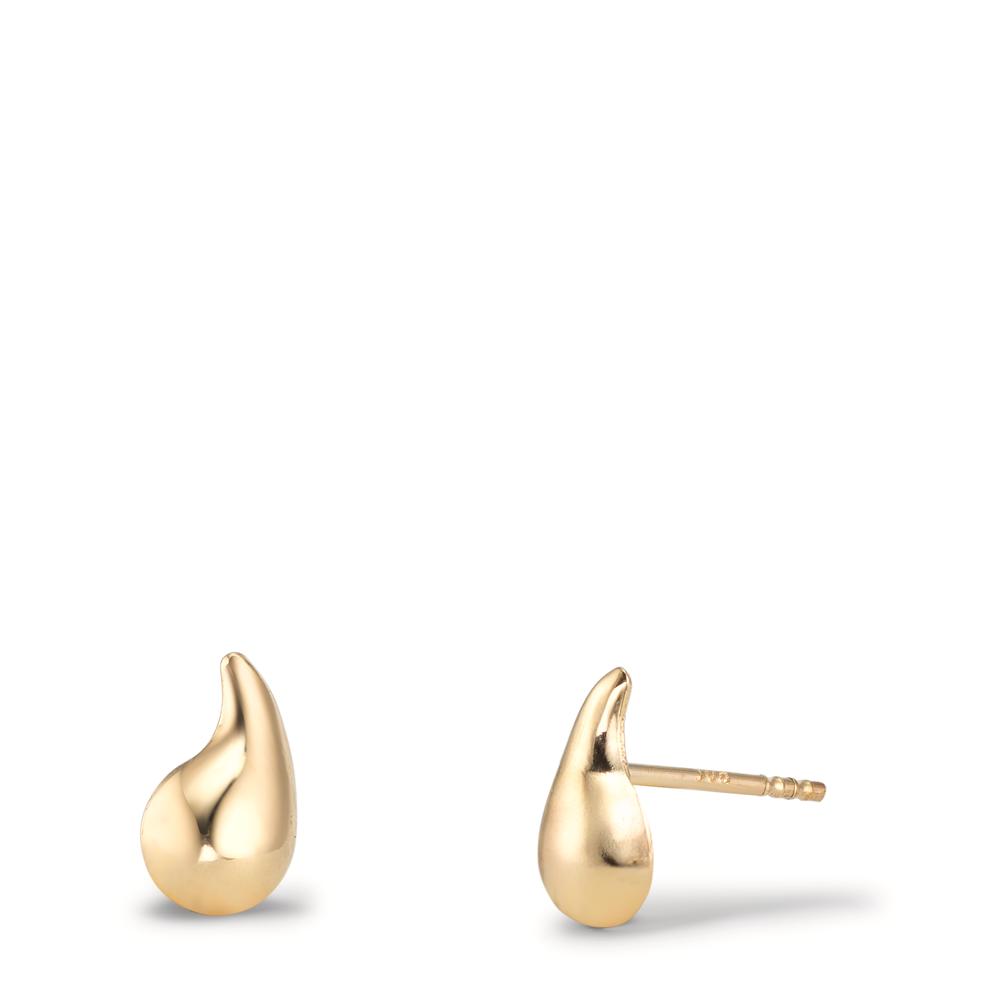 Ohrstecker 375/9 K Gelbgold Tropfen-609892