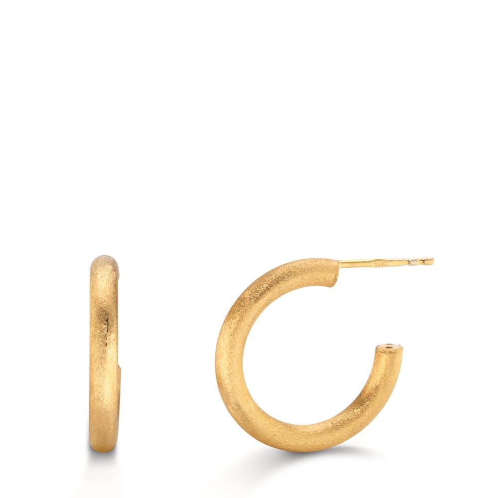 Créoles Argent jaune Plaqué or-609959