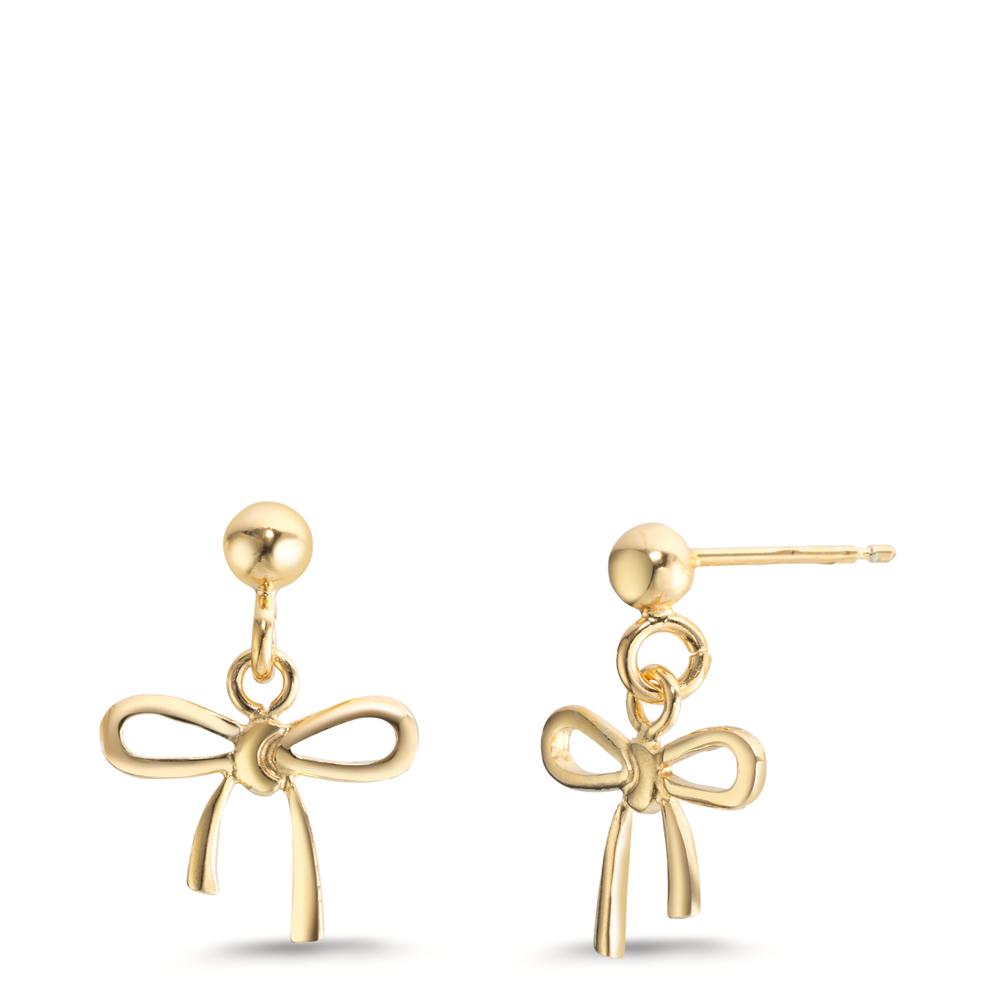Pendant d'oreilles Argent jaune Plaqué or Noeud-609964