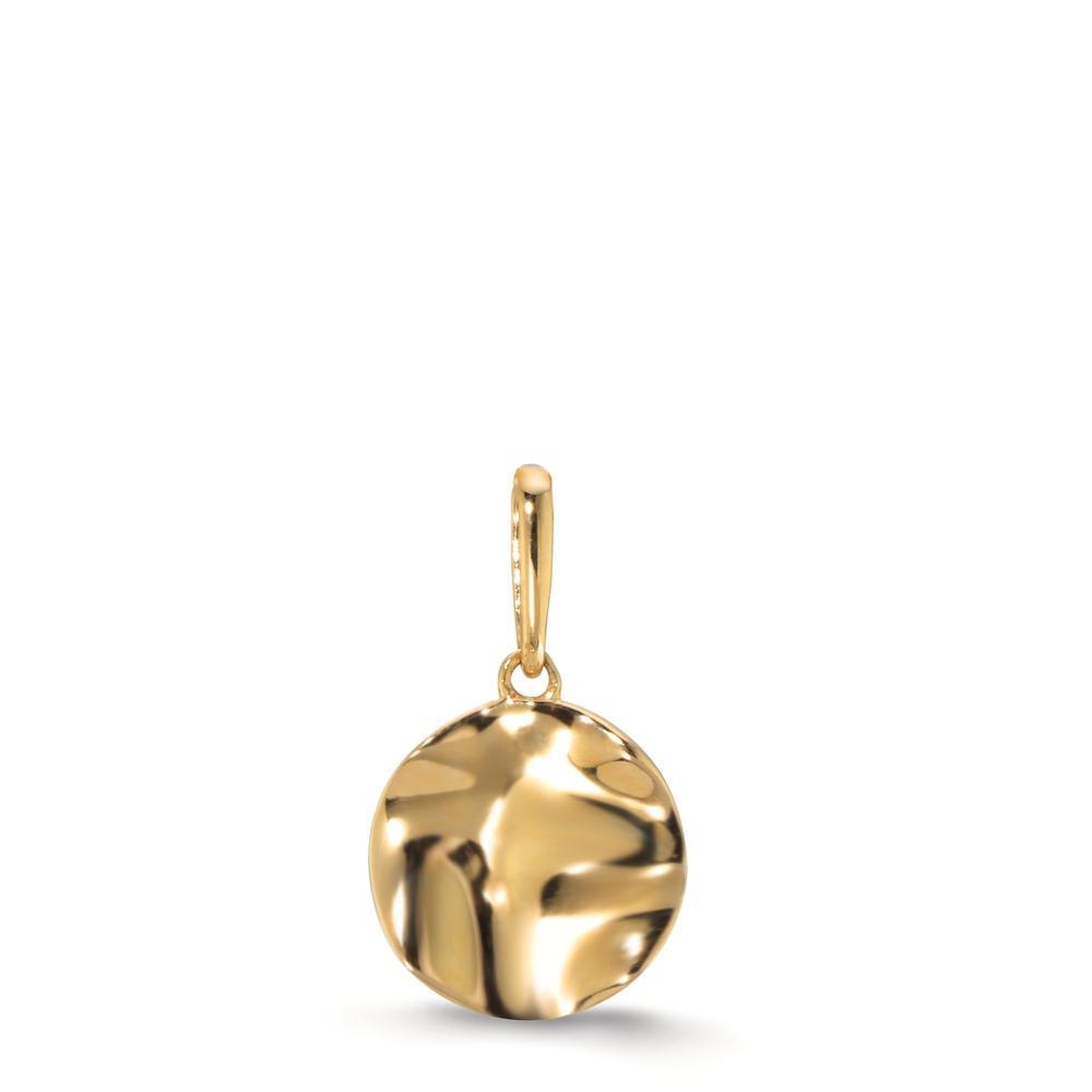 Pendentif Or jaune 9K Ø9 mm-610022