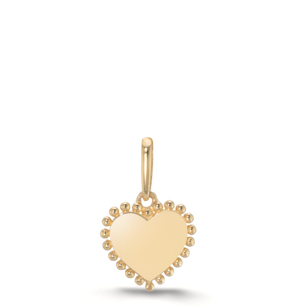Pendentif Or jaune 9K Ø8.5 mm-610034