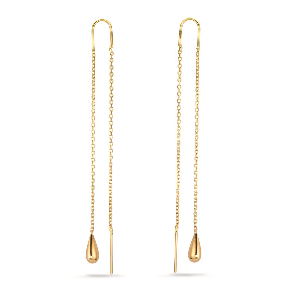 Boucles d'oreilles pendantes Or jaune 9K-610046