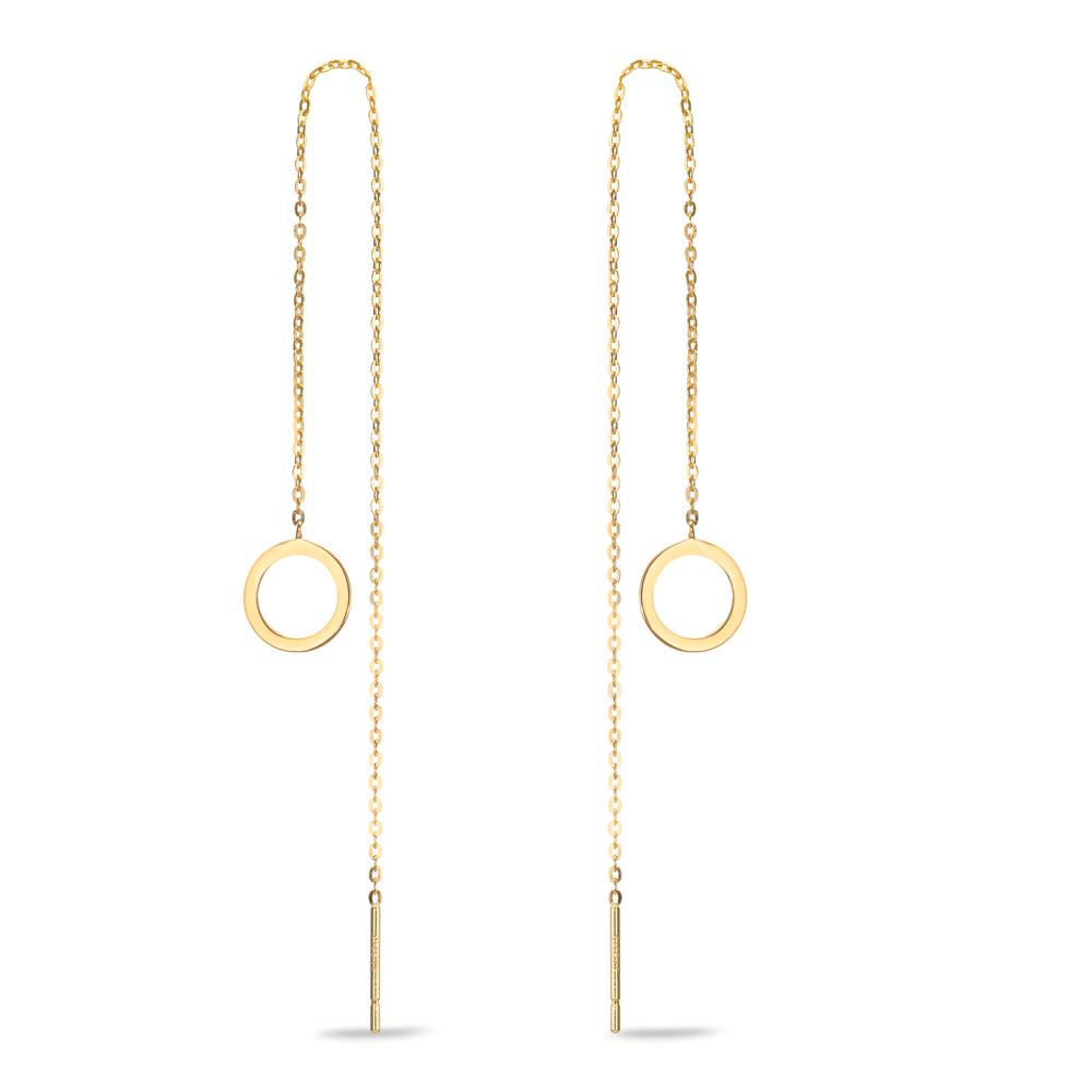 Boucles d'oreilles pendantes Or jaune 9K Ø8 mm-610051