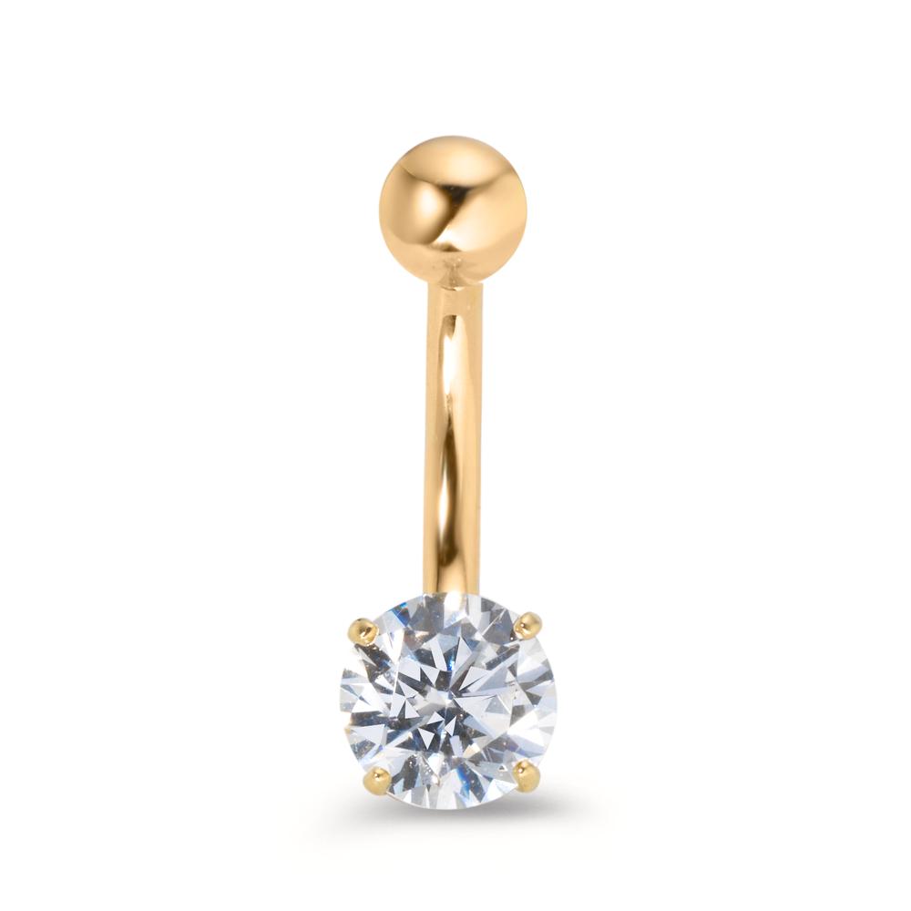 Piercing nombril Or jaune 14K-610129
