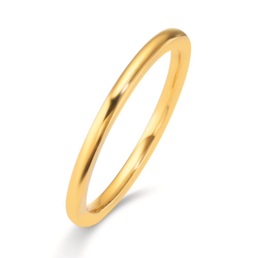 Bague à superposer Acier inoxydable jaune PVD-610161