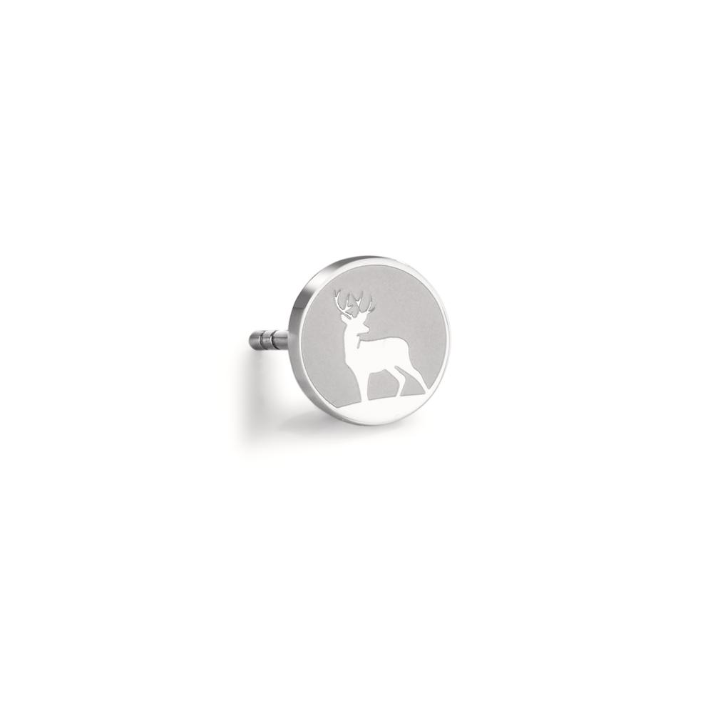Clous d'oreille à l'unité Acier inoxydable Cerf Ø8 mm-610207