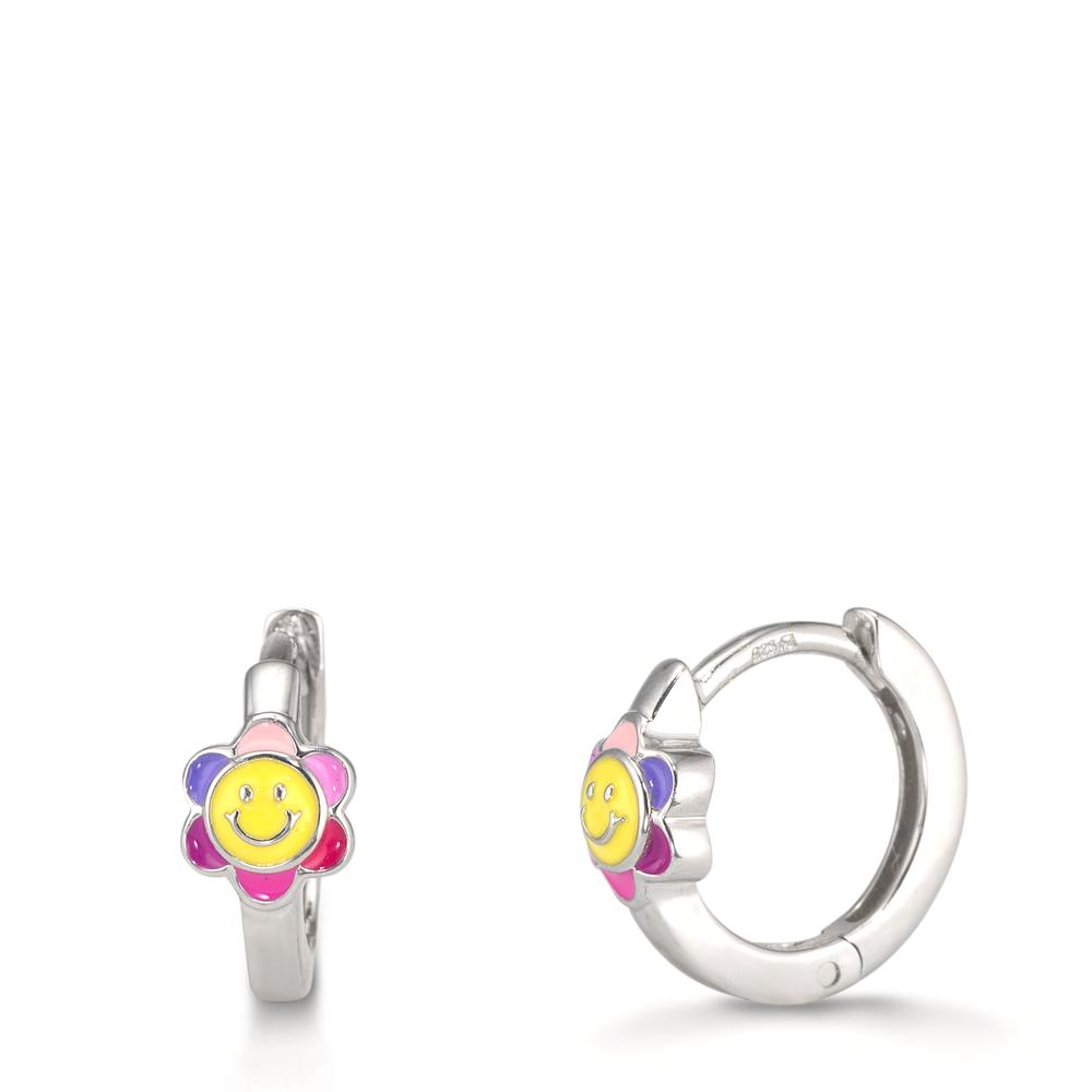 Créoles à charnières Argent Rhodié-610341