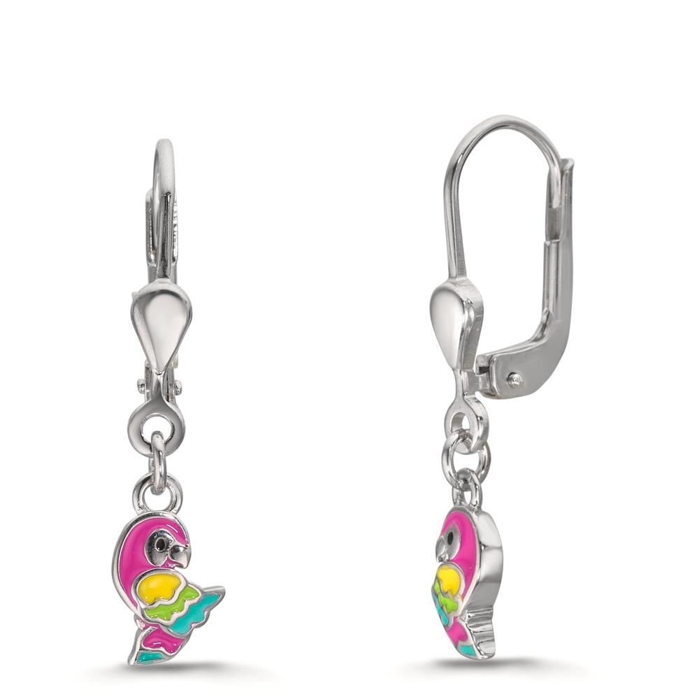 Pendant d'oreilles Argent Rhodié Perroquet-610365