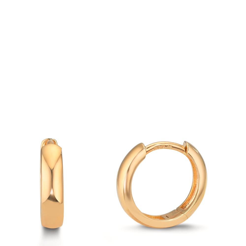 Créoles à charnières Argent jaune Plaqué or-610372