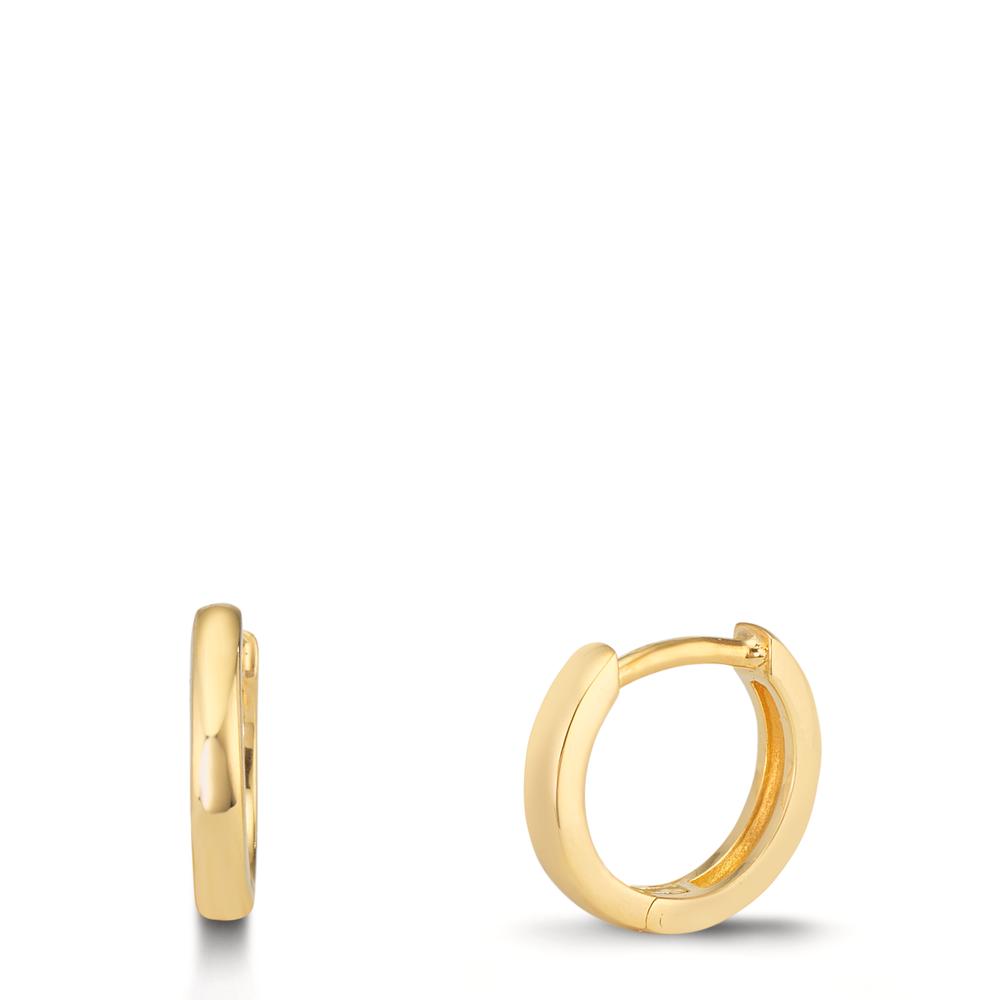 Créoles à charnières Argent jaune Plaqué or-610373