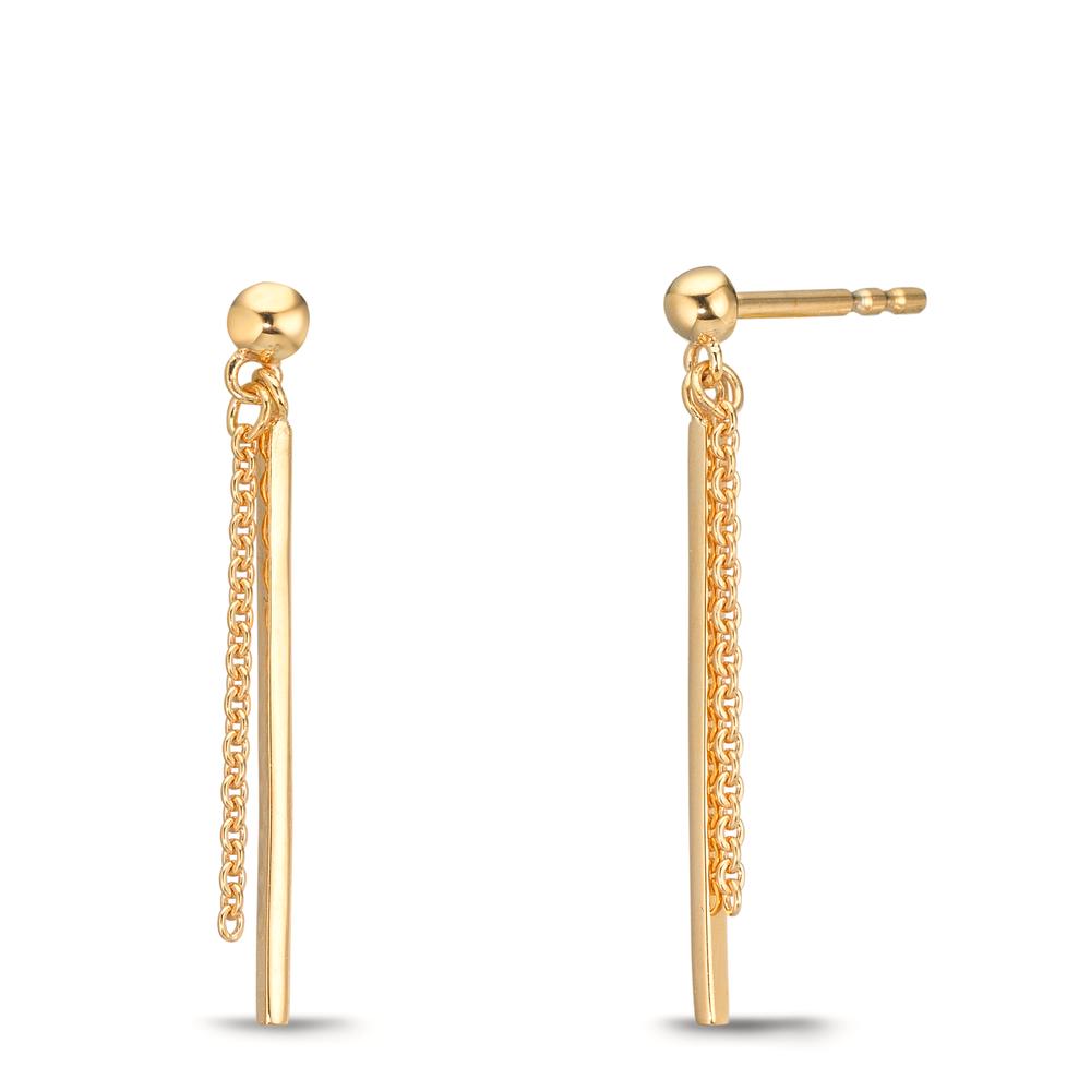 Pendant d'oreilles Argent jaune Plaqué or-610375