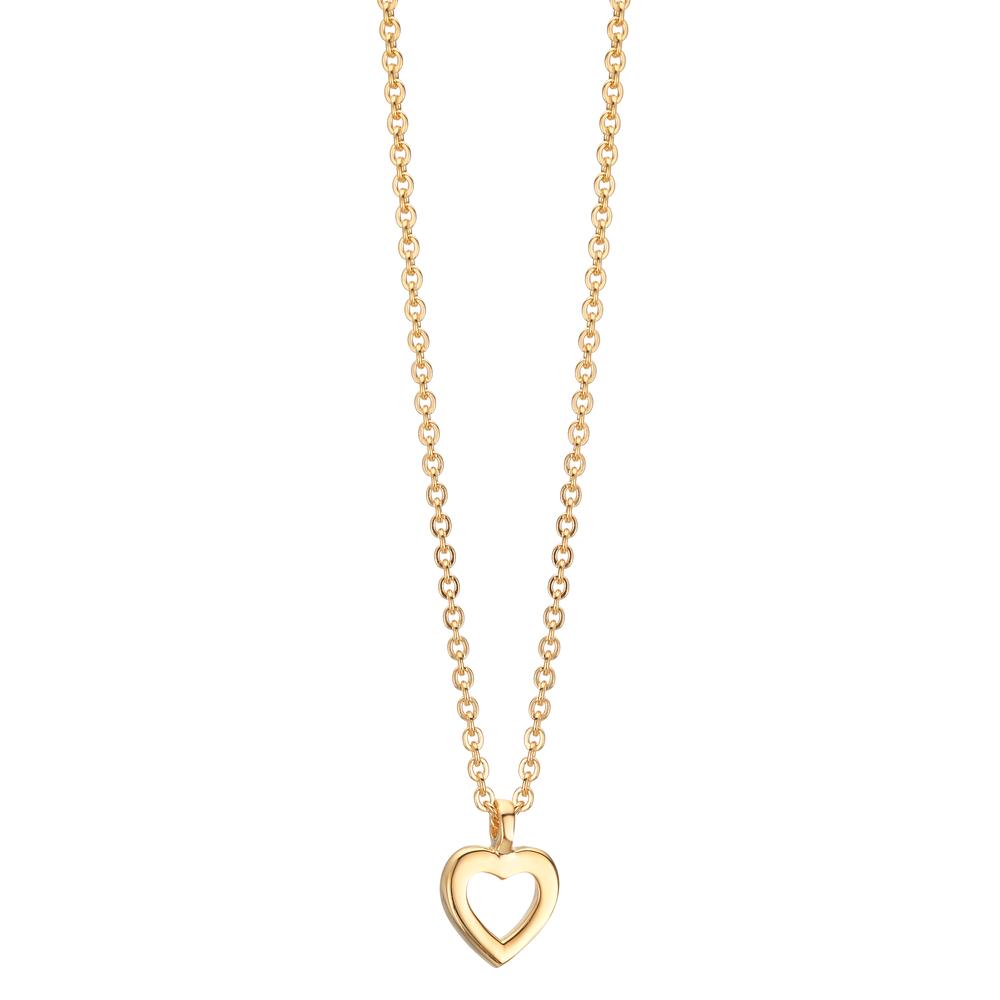 Collier Or jaune 9K Coeur 38-42 cm-610390