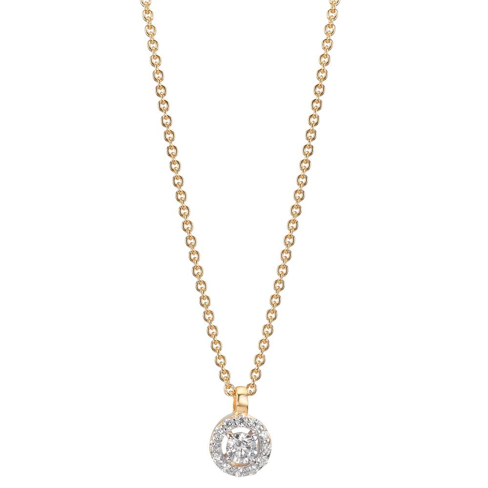 Collier Or jaune 9K Zircone 38-42 cm-610394