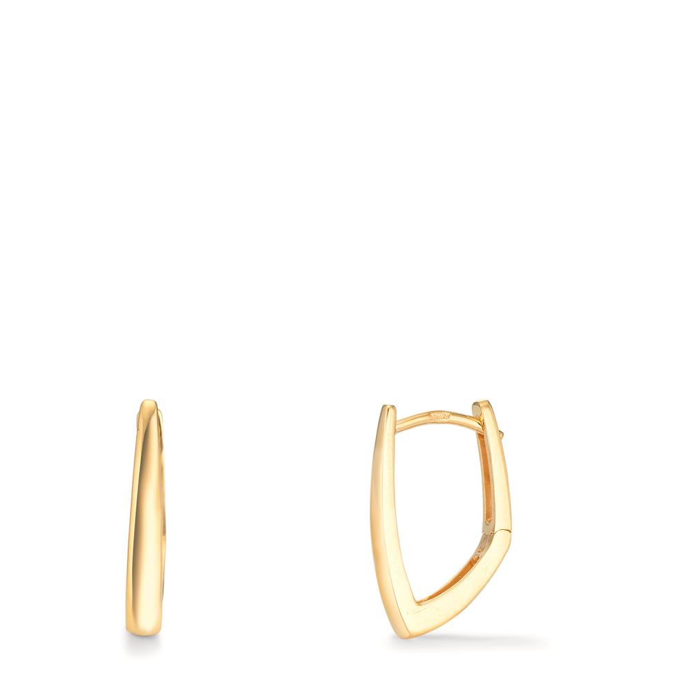 Klappcreolen 375/9 K Gelbgold-610406