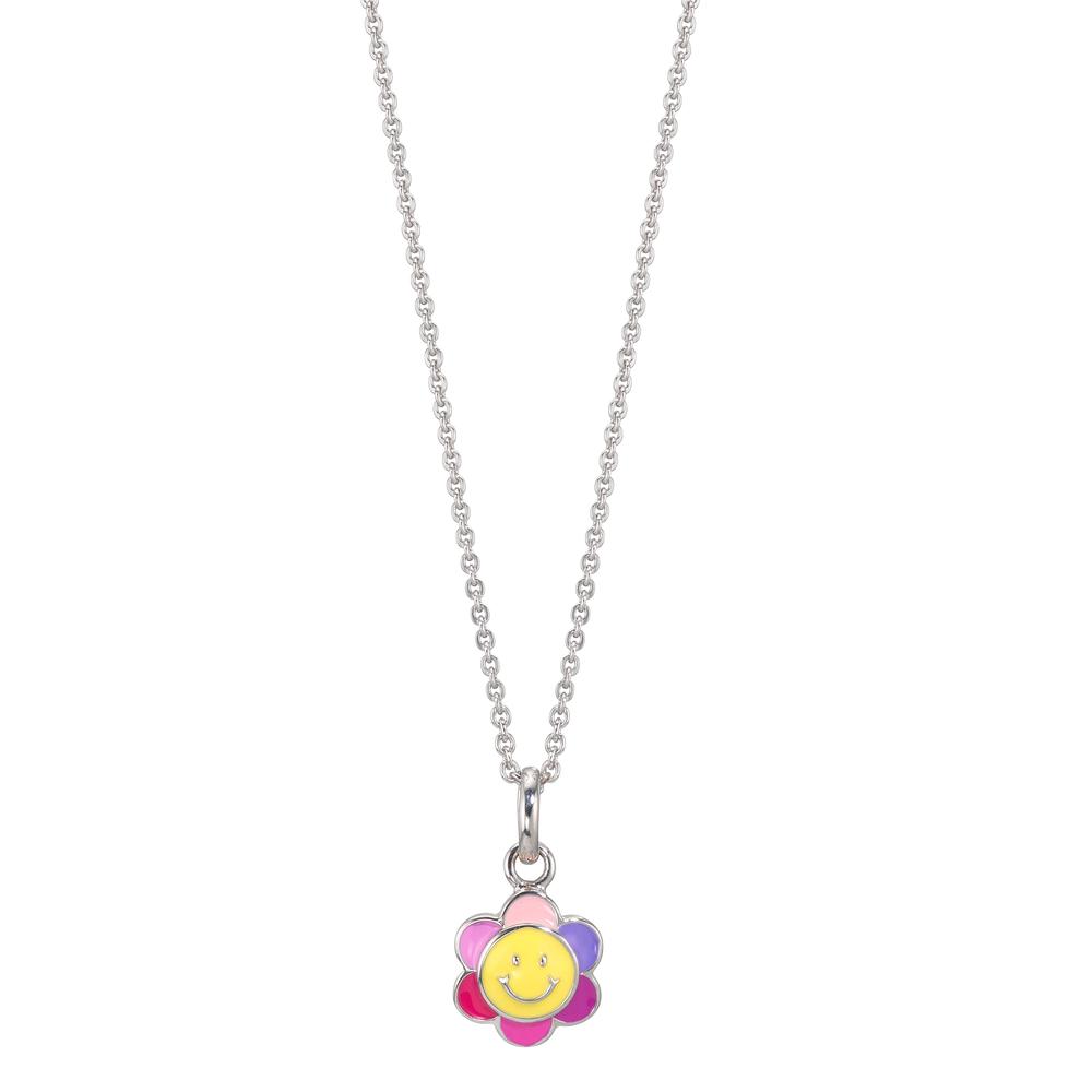 Chaînette avec pendentif Argent Rhodié 36 cm-610428
