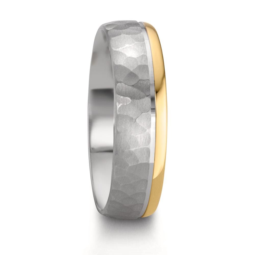 Partnerring Silber, 585/14 K Rosegold bicolor-610532