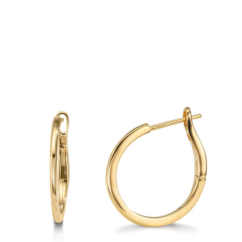 Klappcreolen 375/9 K Gelbgold-610583
