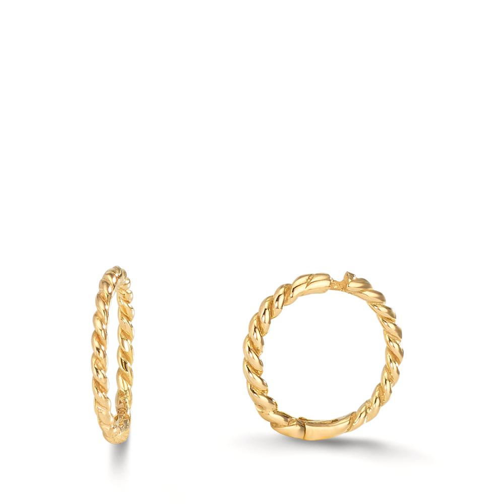 Créoles à charnières Or jaune 18K-610608