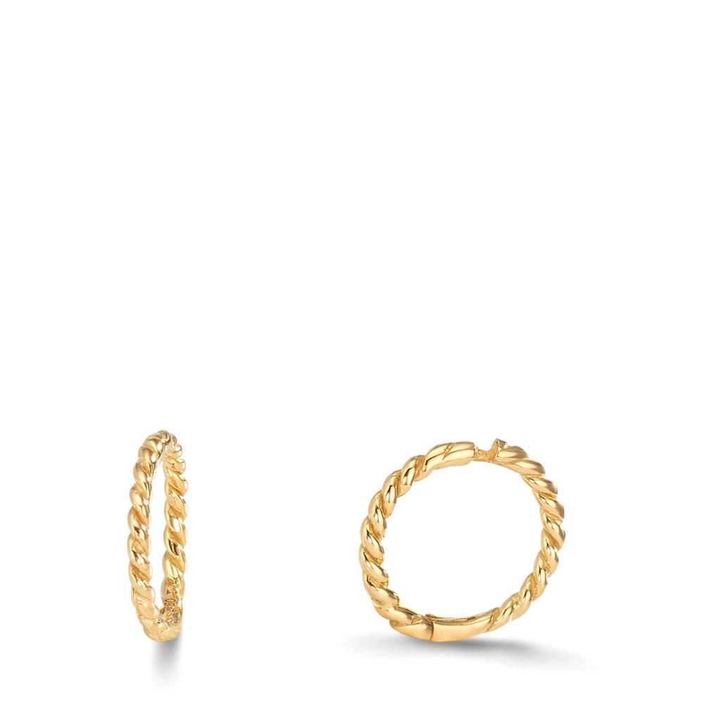 Klappcreolen 750/18 K Gelbgold-610611