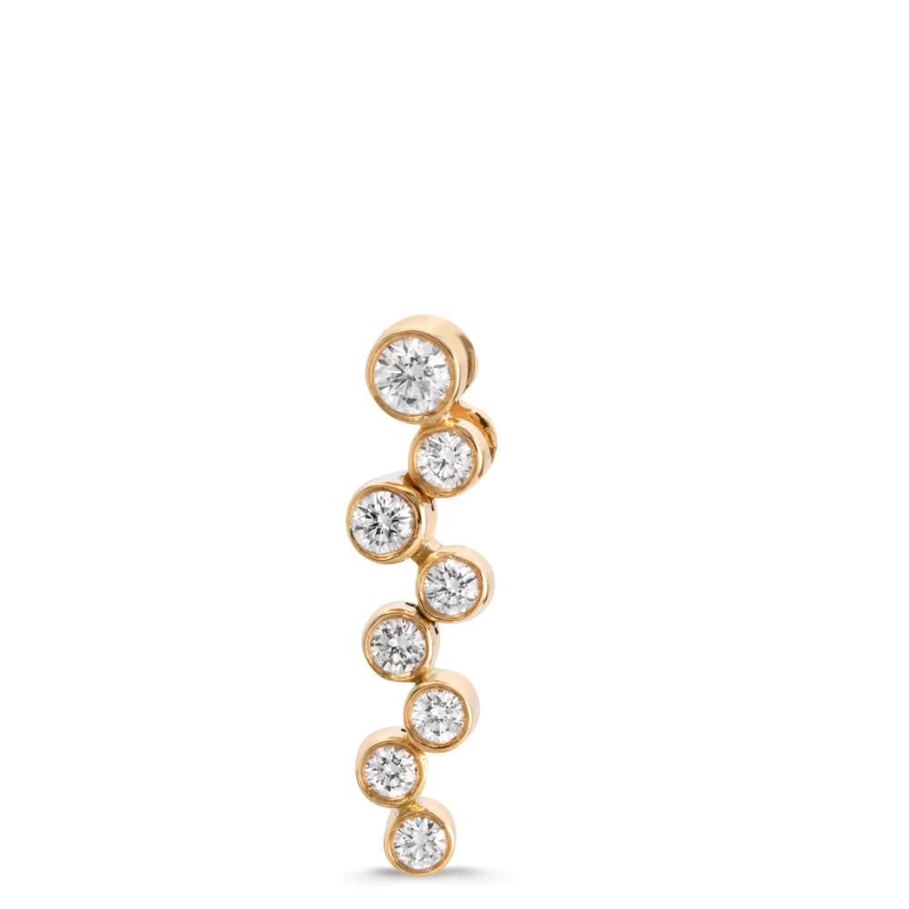 Pendentif Or jaune 18K Diamant 0.20 ct, 8 Pierres, w-si-610617