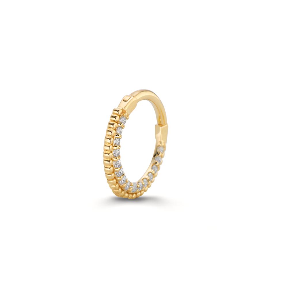 Piercing Or jaune 14K Ø12 mm-611046