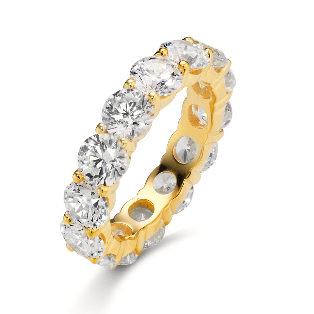 Bague d'éternité Argent jaune plaqué or 1 micron-611599