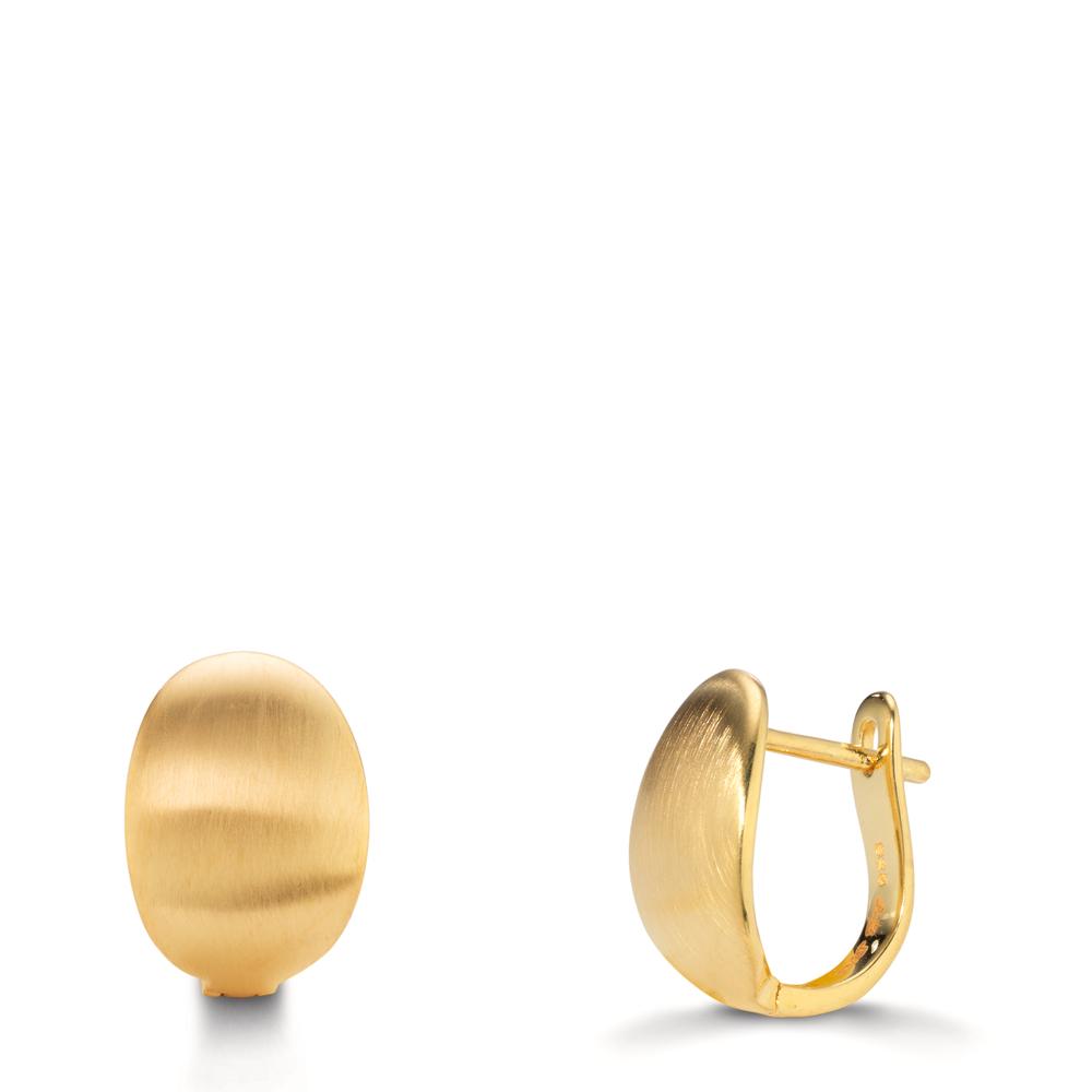 Créoles à charnières Argent jaune Plaqué or-611606