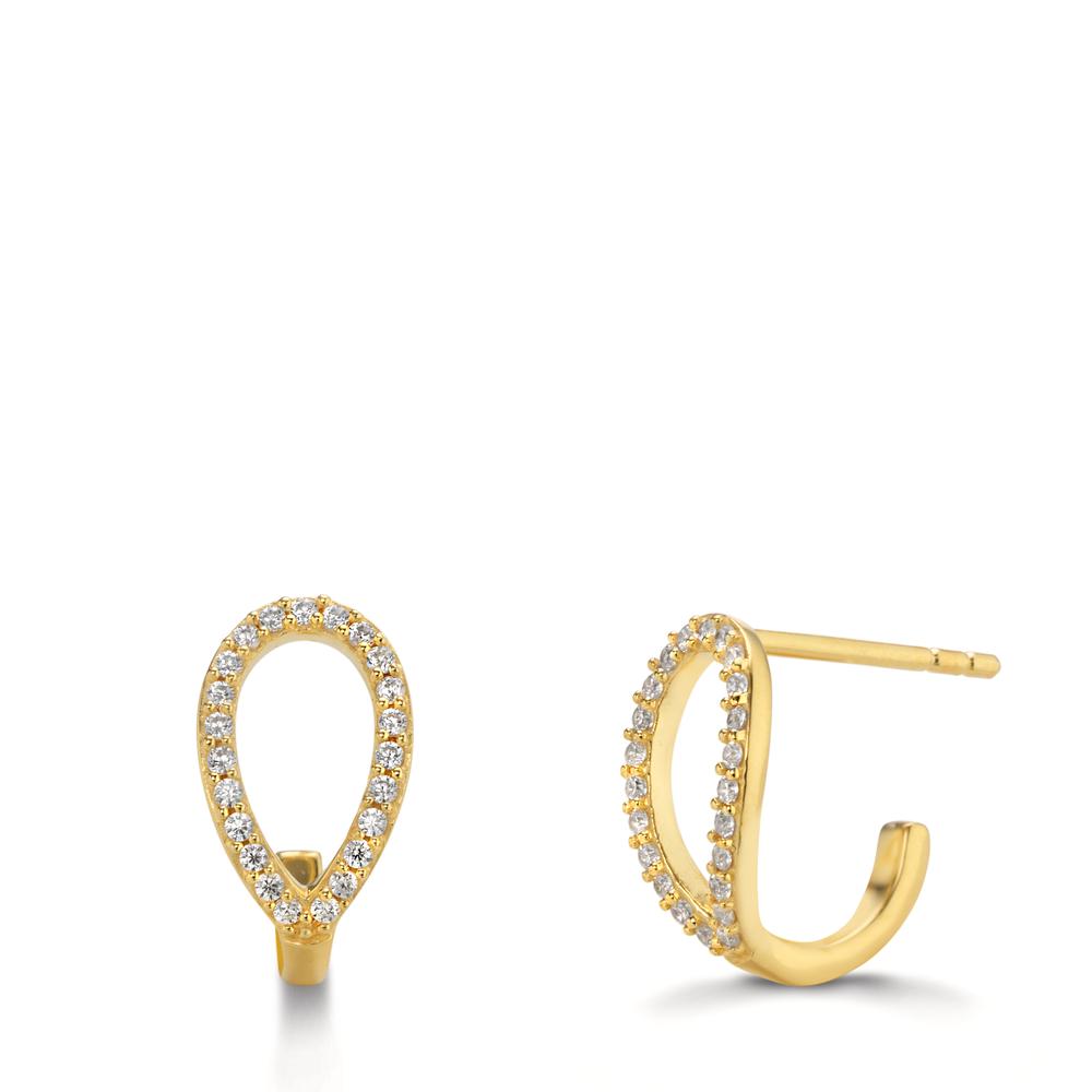Clous d'oreilles Argent jaune Plaqué or-611607
