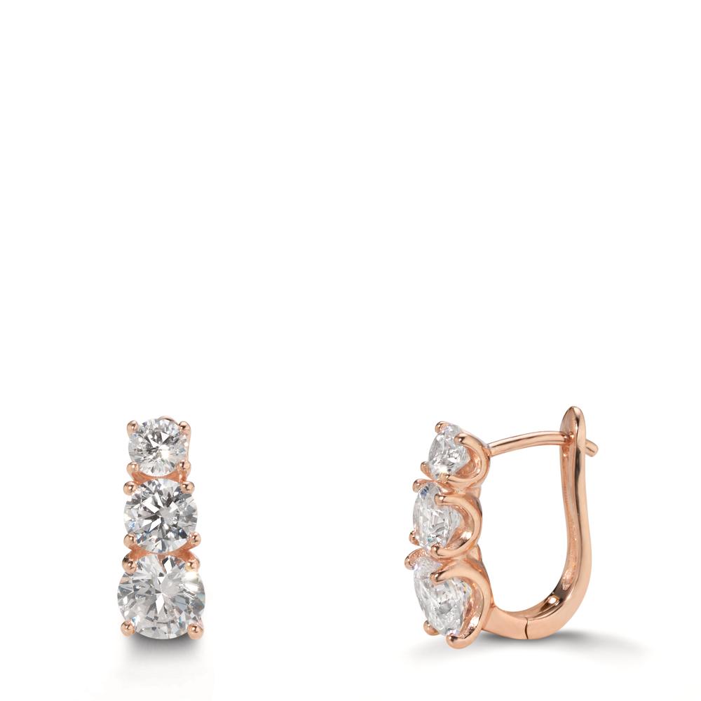 Créoles à charnières Argent rosé Plaqué or-611613