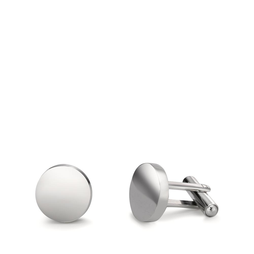 Boutons de manchette Acier inoxydable Ø15 mm-612305