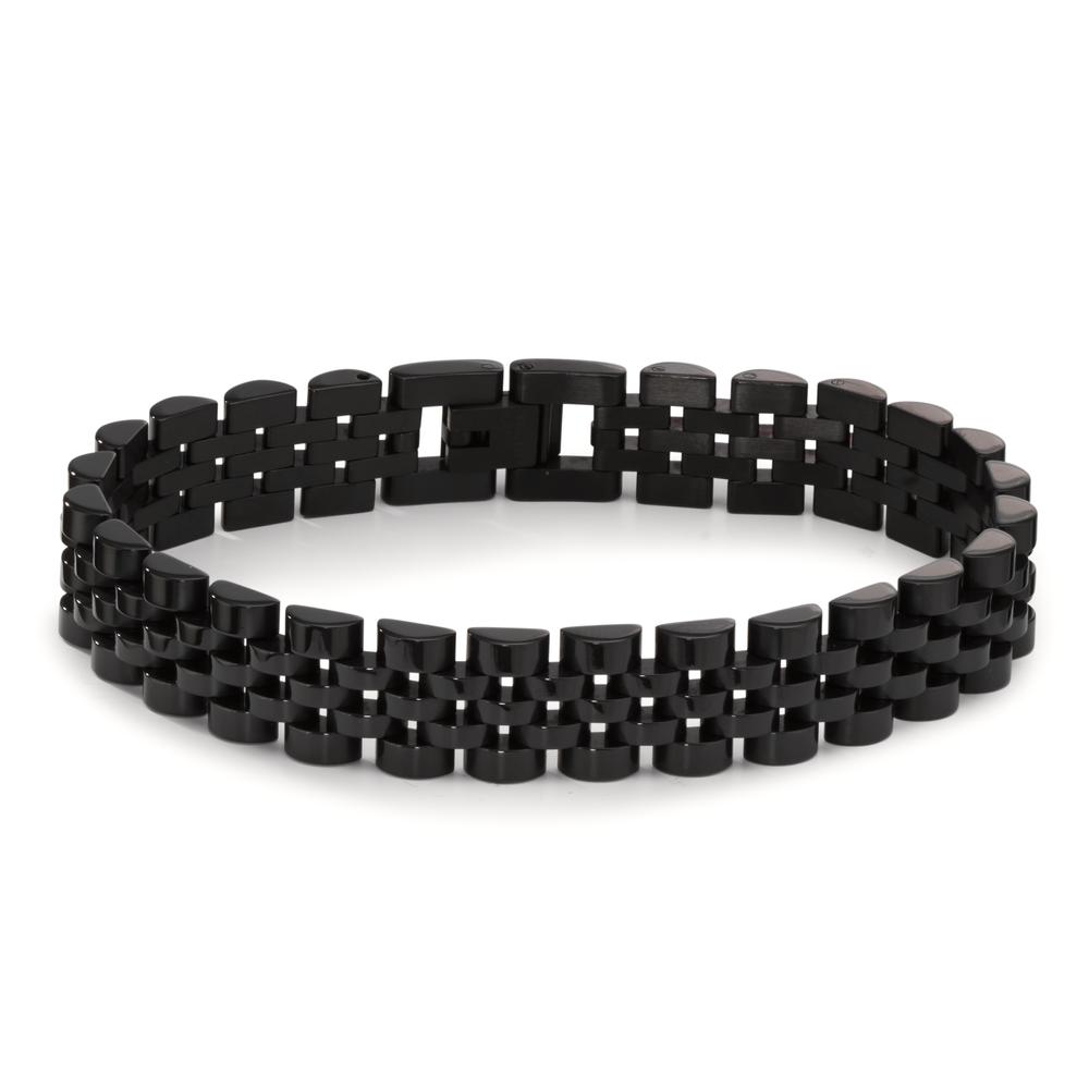 Bracelet Acier inoxydable noir PVD 21.5 cm-612331