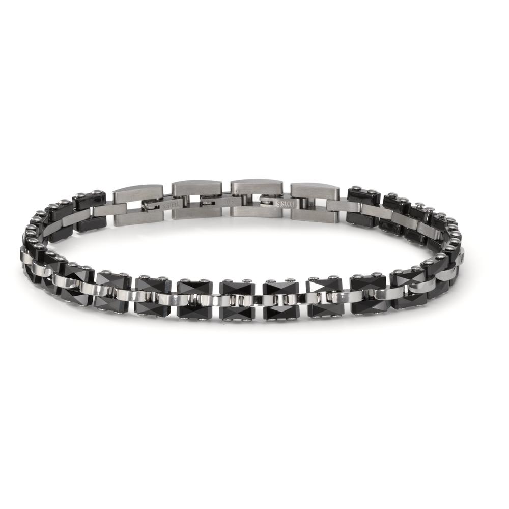 Bracelet Acier inoxydable, Céramique 19-22 cm-612348