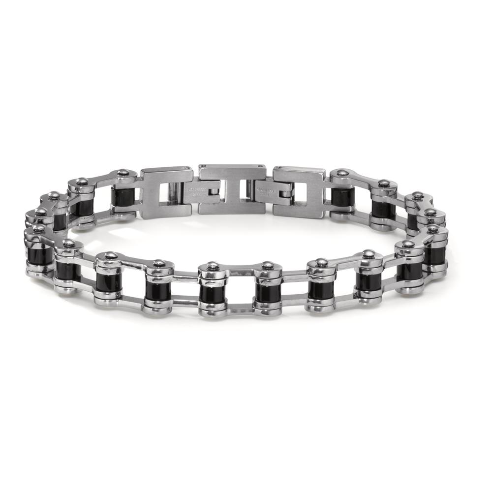 Bracelet Acier inoxydable noir PVD 21-22.5 cm-612353