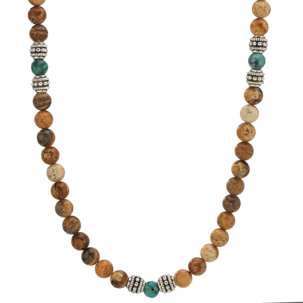 Collier Acier inoxydable, Métal 51-57 cm Ø6.5 mm-612375